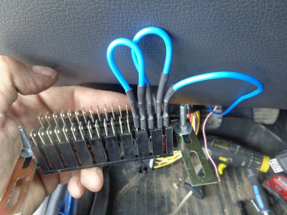 Перемычки для блока подключения шашек такси