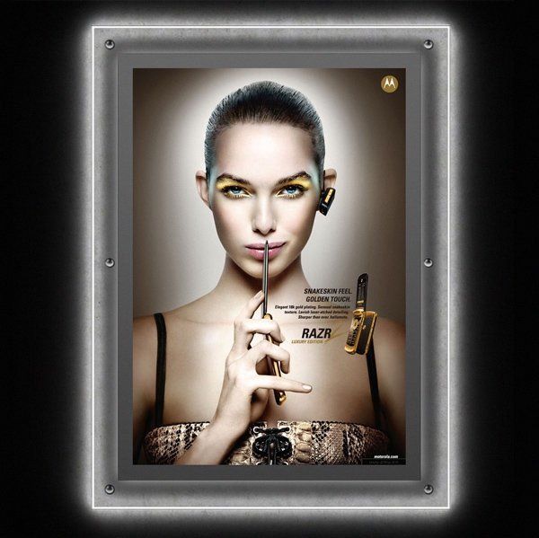 Световая панель кристалл с настенным креплением