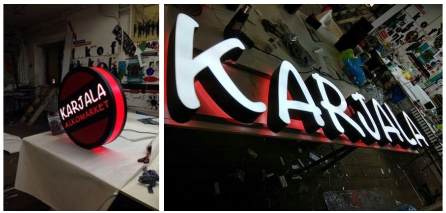 Изготовление вывески и консоли для постоянного клиента в г. Сортавала Карелия