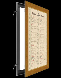 Меню на улицу антивандальное. Под дерево.