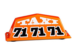 Магнитные шашки такси на крышу автомобиля "Беркут"