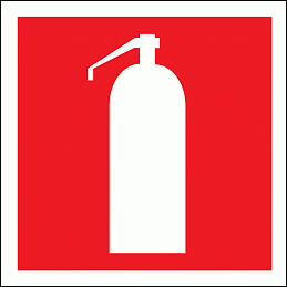Информационная табличка "огнетушитель"