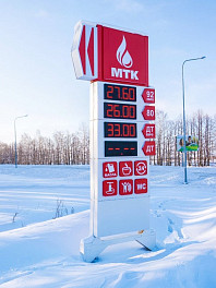 Информационная стела для АЗС МТК
