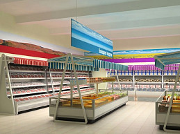 Мобайл в отдел охлажденных продуктов