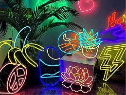 вывеска из гибкого неона