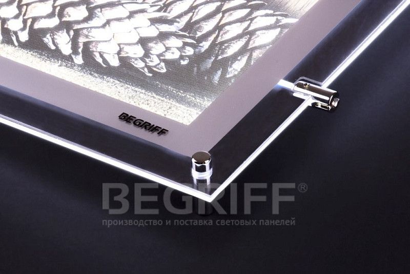 Световая панель BEGRIFF Crystal двусторонняя подвесная