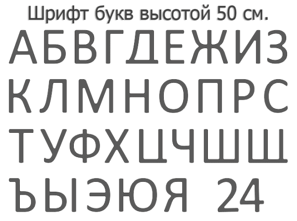 Световая вывеска своими руками (23 см. высота) из формованных объемных букв.
